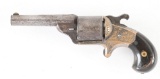 (A) NATIONAL ARMS MOORE'S PATENT FRONT LOADING TEATFIRE REVOLVER.