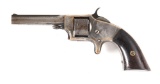 (A) PERIOD CASED ROLLIN WHITE PATENT SPUR TRIGGER POCKET REVOLVER.