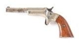 (A) STEVENS OLD MODEL POCKET SINGLE SHOT PISTOL.