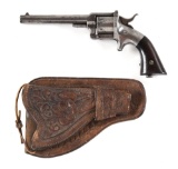 (A) FOREIGN MADE BREVETTE SPUR TRIGGER REVOLVER.