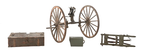 EXTREMELY RARE ORIGINAL “U.S.” WWI ERA COLT MODEL 1895 “DIGGER” MACHINE ...