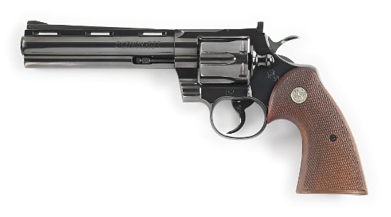 (C) COLT PYTHON DOUBLE ACTION REVOLVER (1957). | Guns & Military ...