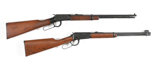 (M) LOT OF 2: ITHACA M-49R AND MODEL 72 SADDLEGUN LEVER ACTION .22 ...