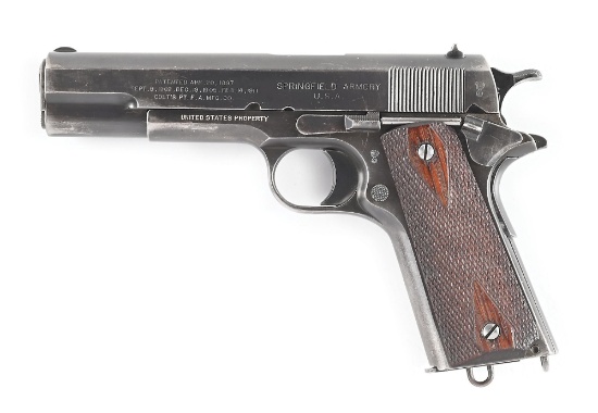 (C) U.S. PROPERTY MARKED SPRINGFIELD M1911 SEMI-AUTOMATIC PISTOL (1914 ...