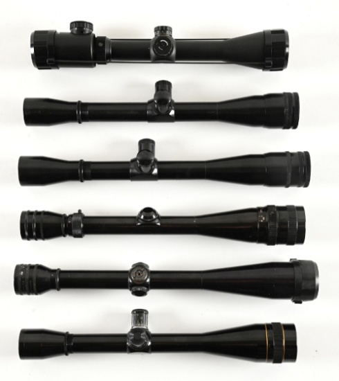 LOT OF 6: MIXED MANUFACTURER VARIABLE POWER RIFLE SCOPES. | Guns ...