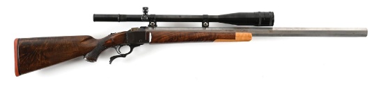 (M) CUSTOM RUGER NO.1 EXTRA HEAVY SINGLE SHOT FALLING BLOCK RIFLE ...