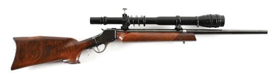(C) CUSTOM 1885 HIGH WALL SINGLE SHOT FALLING BLOCK RIFLE. | Guns ...