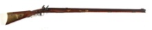 (A) CONTEMPORARY FLINTLOCK KENTUCKY HALF STOCK SPORTINGRIFLE