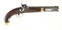 (A) US MODEL 1842 PERCUSSION PISTOL BY HENRY ASTON.