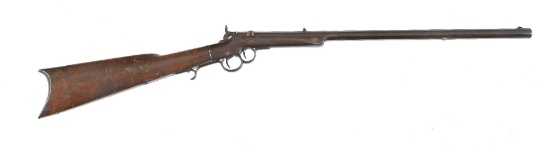 (A) FRANK WESSON DOUBLE TRIGGER SINGLE SHOT RIFLE