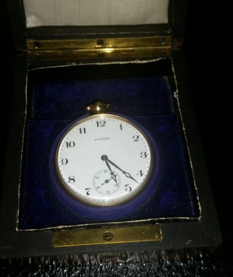 Howard Pocket Watch, 23 jewel with Howard box