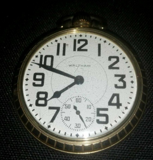 Waltham 16B, 17 jewel pocket watch