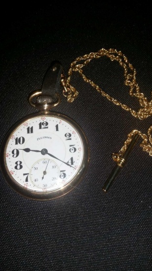 Illinois Bunn Special 21 jewel with double sunk dial