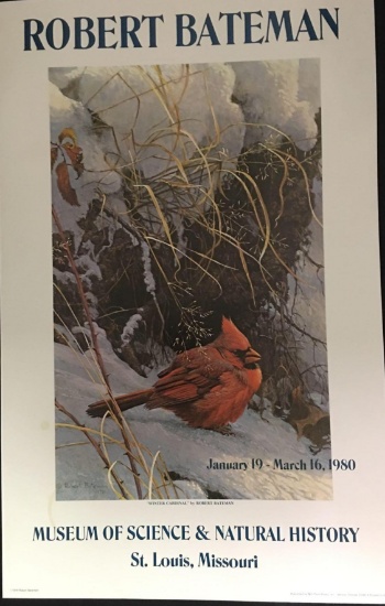 Advertising Poster for Museum of Science and Natural History St. Louis, MO for Robert Bateman