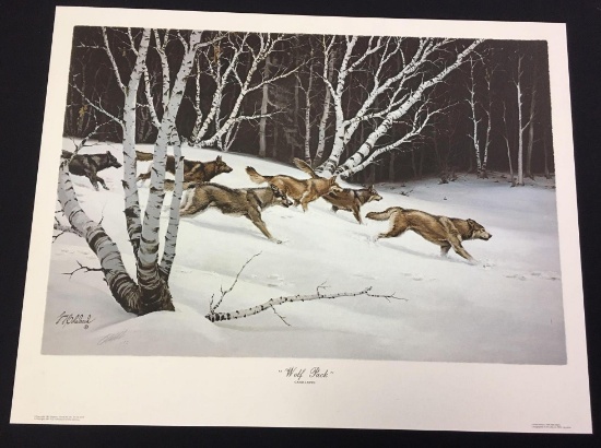Wolf Pack By Guy Coheleach