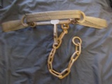 Vintage Bear Trap with Chain