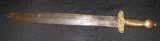 Brass Handle Sword - Appears to be a vintage reproduction