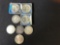 7-Morgan Silver Dollars and 1 1923 Peace Dollar Various Dates and Circulated Grades