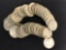 1 Roll of Silver Washington Quarters in circulated grades - 40 Coins