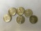 6 Mexican Silver Pesos