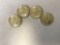 4 Mexican Silver Pesos