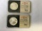 2 Silver Eagles Uncirculated