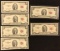 6 $2 Red Seal Bills