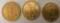 3- St. Gaudens $20 Gold Coins