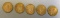 5- St. Gaudens $20 Gold Coins