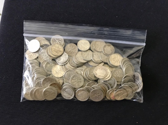 150+ Roosevelt Silver Dimes