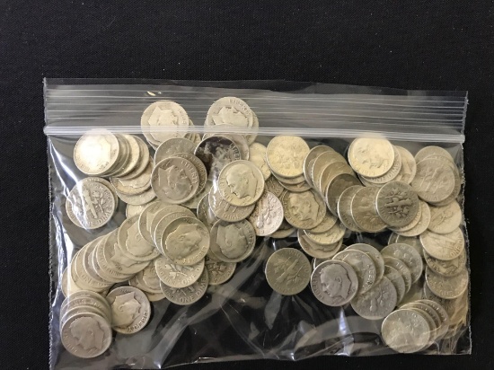 120+ Roosevelt Silver Dimes