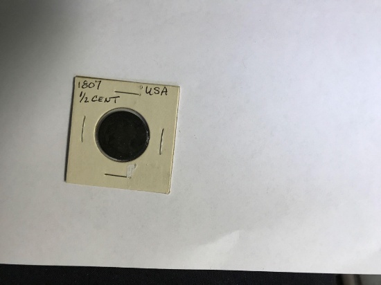 1807 Half Cent USA