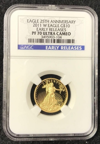 2011 $10 25th Anniversary Gold Eagle