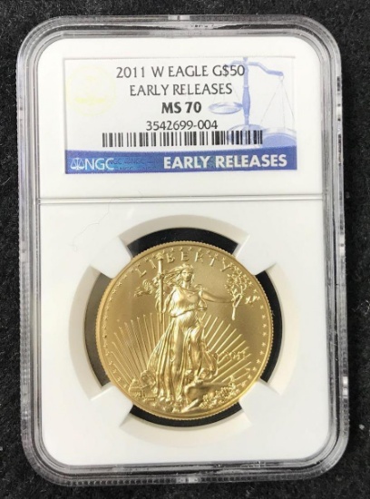 2011 W Eagle $50 Gold Coin