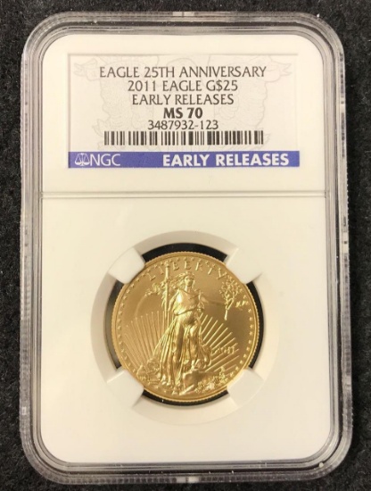 Eagle 25th Anniversary 2011 Eagle G$25 Early Releases