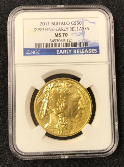 2011 Buffalo G$50 Fine Early Release