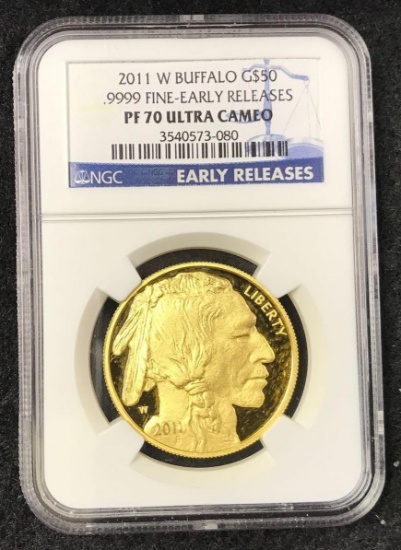 2011 W Buffalo G$50 Fine-Early Release
