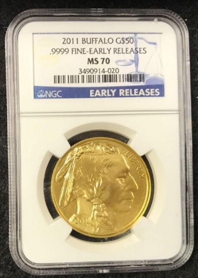 2011 Buffalo G$50 Fine-Early Release
