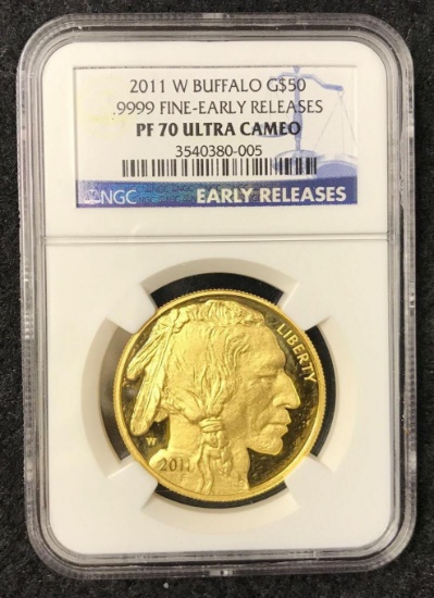 2011 W Buffalo G$50 Fine-Early Release