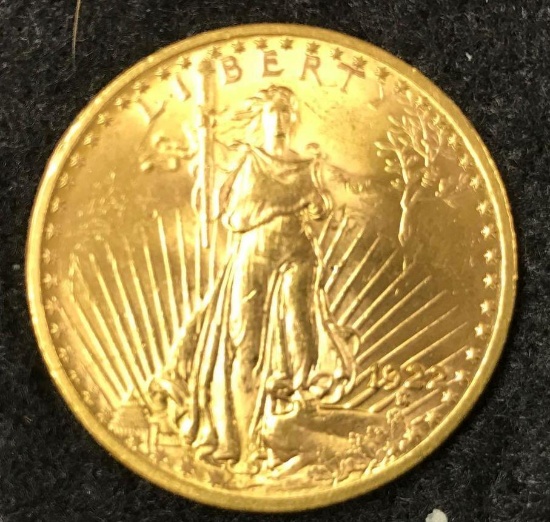 1922 St. Gaudens $20 Gold Coin