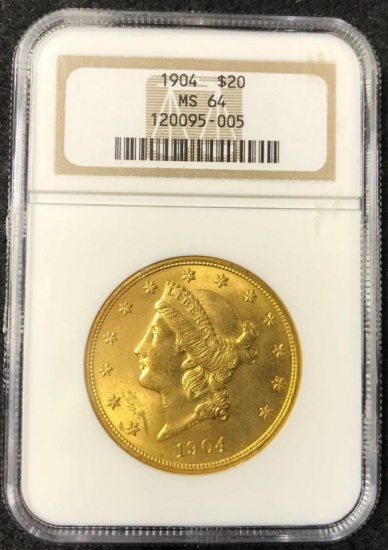 1904 $20 Liberty Head