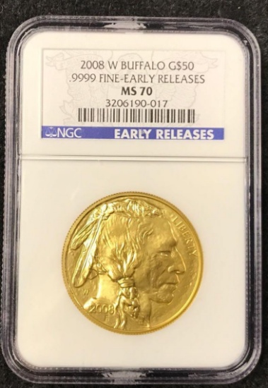 2008 W Buffalo G$50 Fine-Early Release