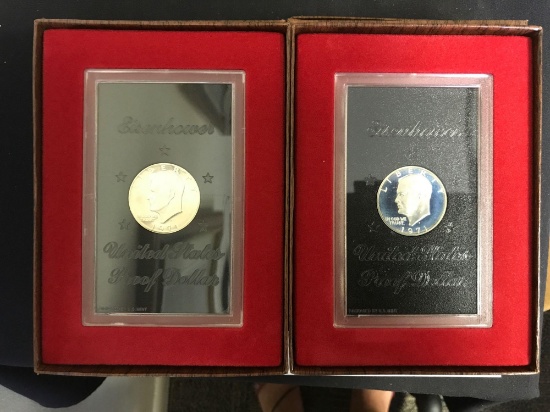 7 - 1971 Eisenhower Proof Dollars