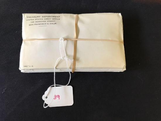 4 Uncirculated Mint Sets in Original Mint Issued Packaging - 90% Silver Issue