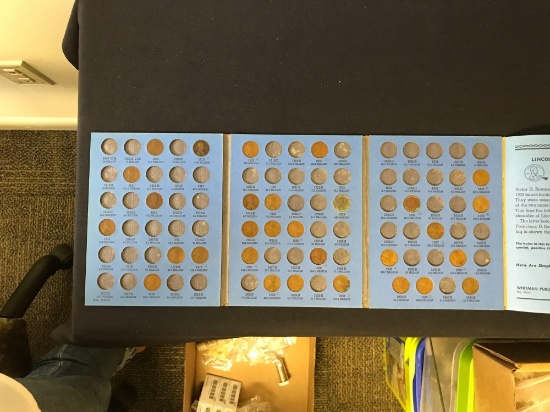 8 Incomplete Whitman Archival Books with Coins