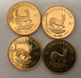 4 - 1977 South Africa 1 oz Gold Krugerrand