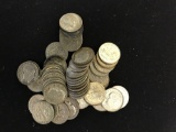 1 Roll of 90% Silver Roosevelt Dimes