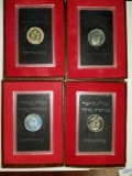 4 United States Eisenhower Proof Dollars