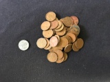 50 Lincoln Head Wheat Pennies Various Dates and Grades