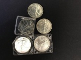 5 - American Eagle Silver Dollars